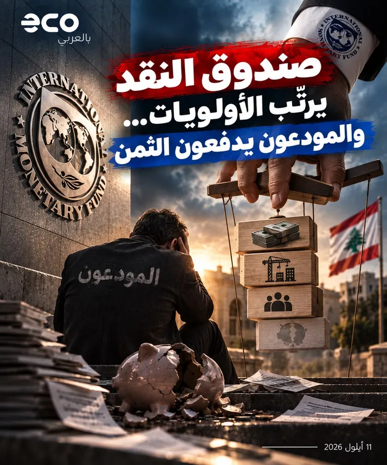 بطاقة إيكو بالعربي: صندوق النقد يرتّب الأولويات والمودعون يدفعون الثمن